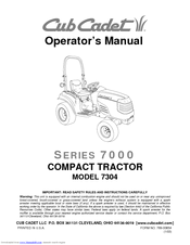 Cub Cadet 7304 Operator's Manual