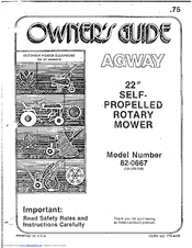 MTD 82-0667 Owner's Manual