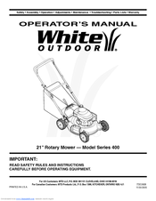 White 400 Series Operator's Manual