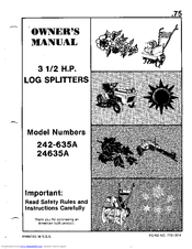 MTD 24635A Owner's Manual