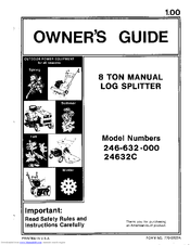 MTD 24632C Owner's Manual
