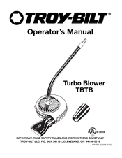 Troy-Bilt TBTB Operator's Manual