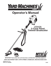 MTD Yard Machines LT31CS Operator's Manual