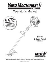MTD Yard Machines LT31S Operator's Manual