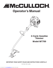 McCulloch MT700 Operator's Manual