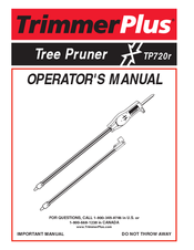 MTD TrimmerPlus TP720r Operator's Manual