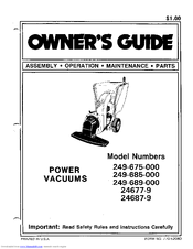 MTD 249-689-000 Owner's Manual