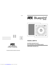 Mtx Blueprint 600WM Owner's Manual