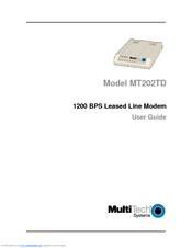 Multitech MT202TD 1200 User Manual