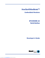 Multitech SocketModem MT2456SMI-22 Developer's Manual