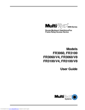 Multitech MultiFrad FR3100/V8 User Manual
