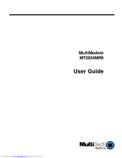Multitech MultiModem MT2834MR6 User Manual