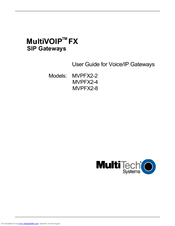 Multitech MultiVOIP MVPFX2-8 User Manual
