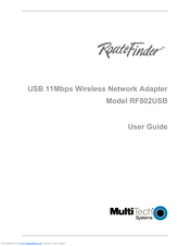 Multitech RouteFinder RF802USB User Manual