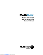 Multi-Tech MultiMobile MT3410ZLX Owner's Manual