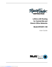 Multi-Tech RouteFinder MTASR1-100 User Manual