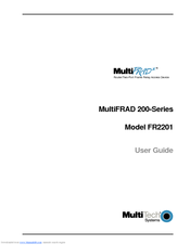 Multi-Tech MultiFRAD 200 Series User Manual