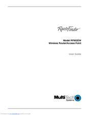 Multi-Tech RouteFinder RF802EW User Manual