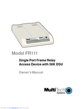 Multi-Tech MultiFRAD 100-Series Owner's Manual