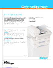 Muratec OfficeBridge I-Fax Brochure