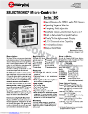 Murphy Selectronic Micro-Controller Series 1500 Specifications