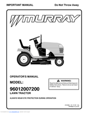 Murray 96012007200 Operator's Manual