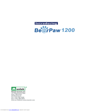 Mustek BearPaw 1200 User Manual