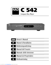 NAD C 542 Owner's Manual