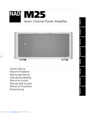 NAD Masters Series M25 Owner's Manual