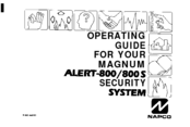Napco Magnum Alert 800 Operating Manual