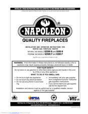 Napoleon GDS60-N Installation And Operation Instructions Manual