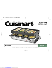 Cuisinart CR-8C Instruction/Recipe Booklet