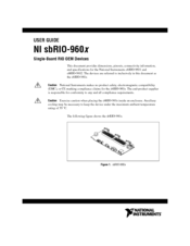 National Instruments NI sbRIO-960x User Manual