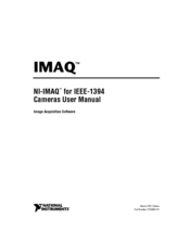 National Instruments NI-IMAQ User Manual