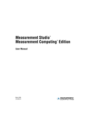 Measurement Computing Measurement Studio User Manual