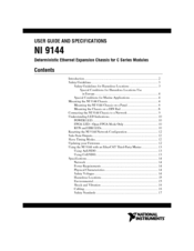 National Instruments NI 9144 User Manual
