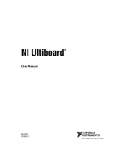 National Instruments Graphical User Interface Ultiboard User Manual