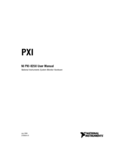 National Instruments Module NI PXI-8250 User Manual