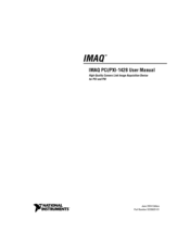 National Instruments IMAQ PXI-1428 User Manual