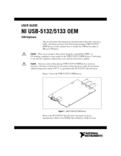 National Instruments USB Digitizers NI USB-5132 User Manual