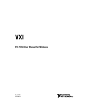 National Instruments VXI-1394 User Manual