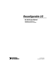 National Instruments NI 7831R User Manual