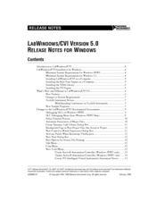National Instruments Window User Manual