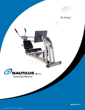 Nautilus BE STRONG NS 75X Assembly Manual