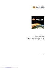 Navigon MobileNavigator 6 User Manual