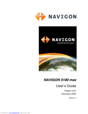 Navigon PNA 5100 User Manual