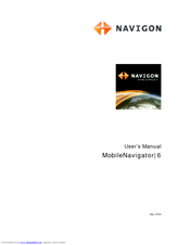 Navigon MobileNavigator 6 User Manual