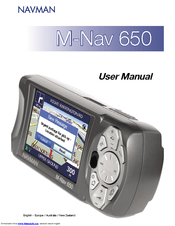 Navman M-Nav 650 User Manual