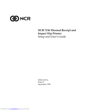 Ncr 7156 Setup And User Manual