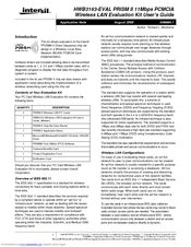 Intersil HWB3163-EVAL PRISM II User Manual